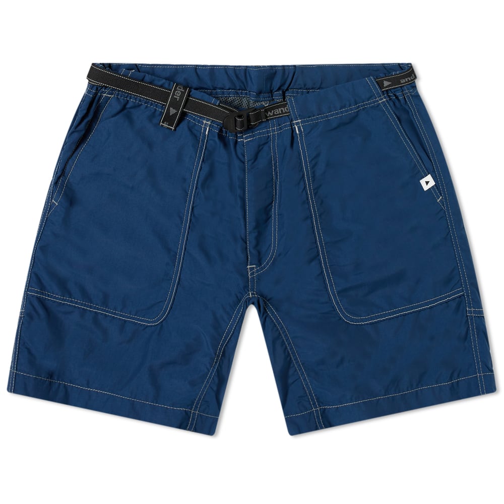 And Wander Nylon Climbing Short Blue END. (AR)