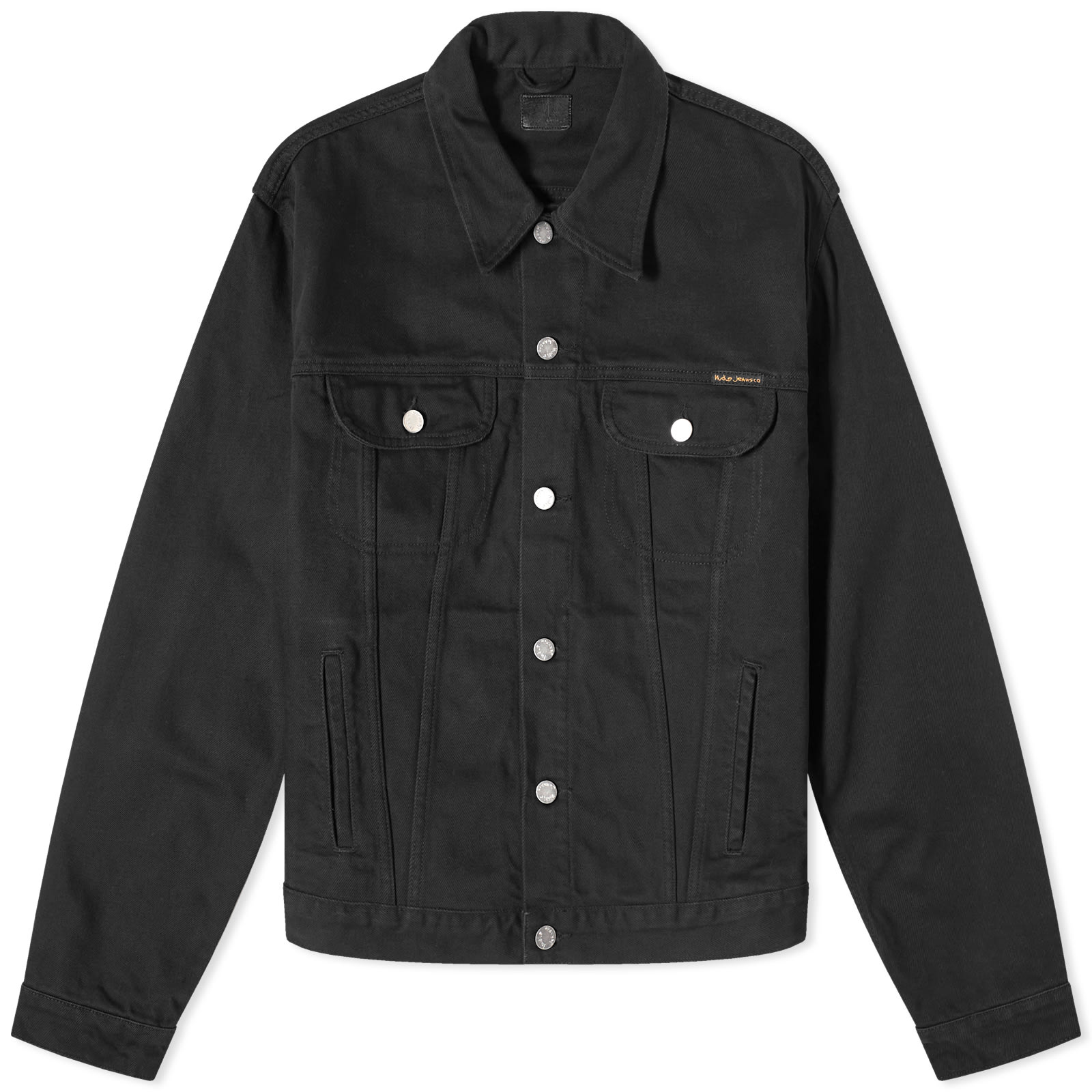 Nudie Jeans Co Nudie Danny Rinsed Denim Jacket Black | 160879-B01