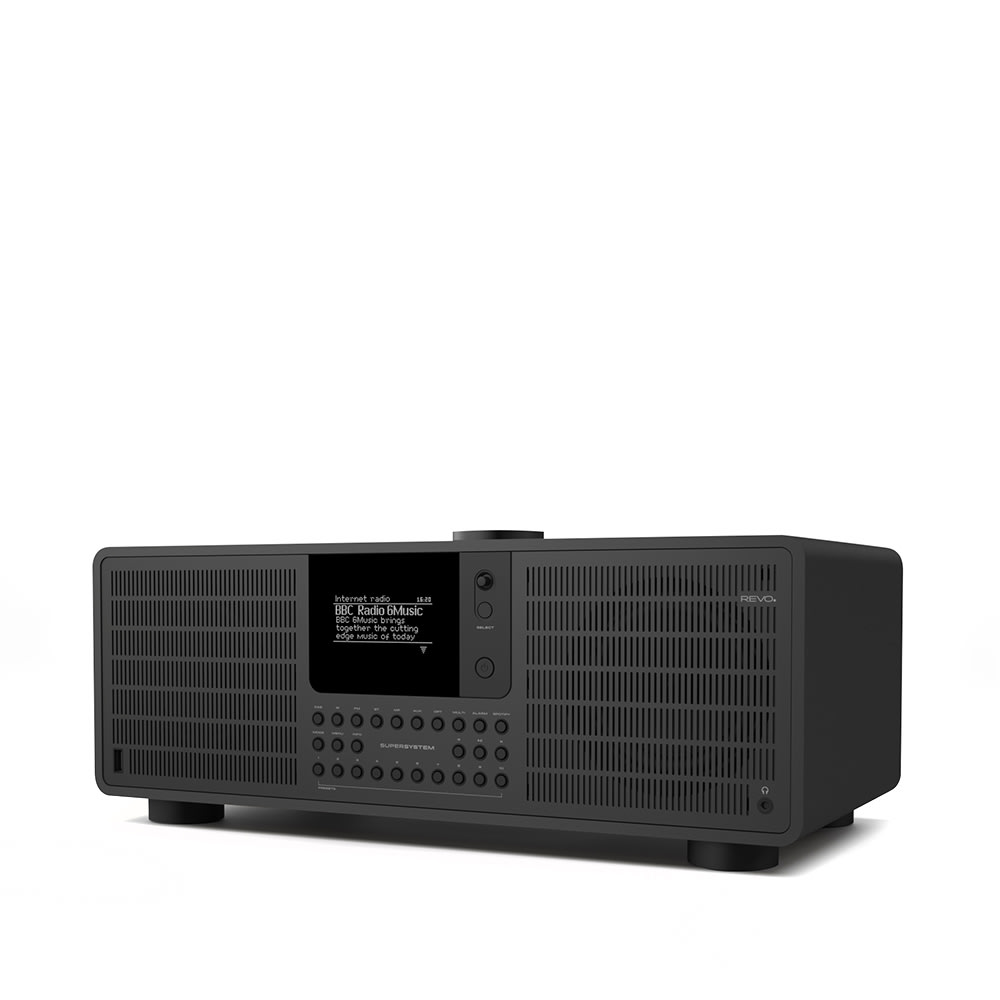 Revo Super System Stereo Network Player & DAB Radio Shadow Edition END.