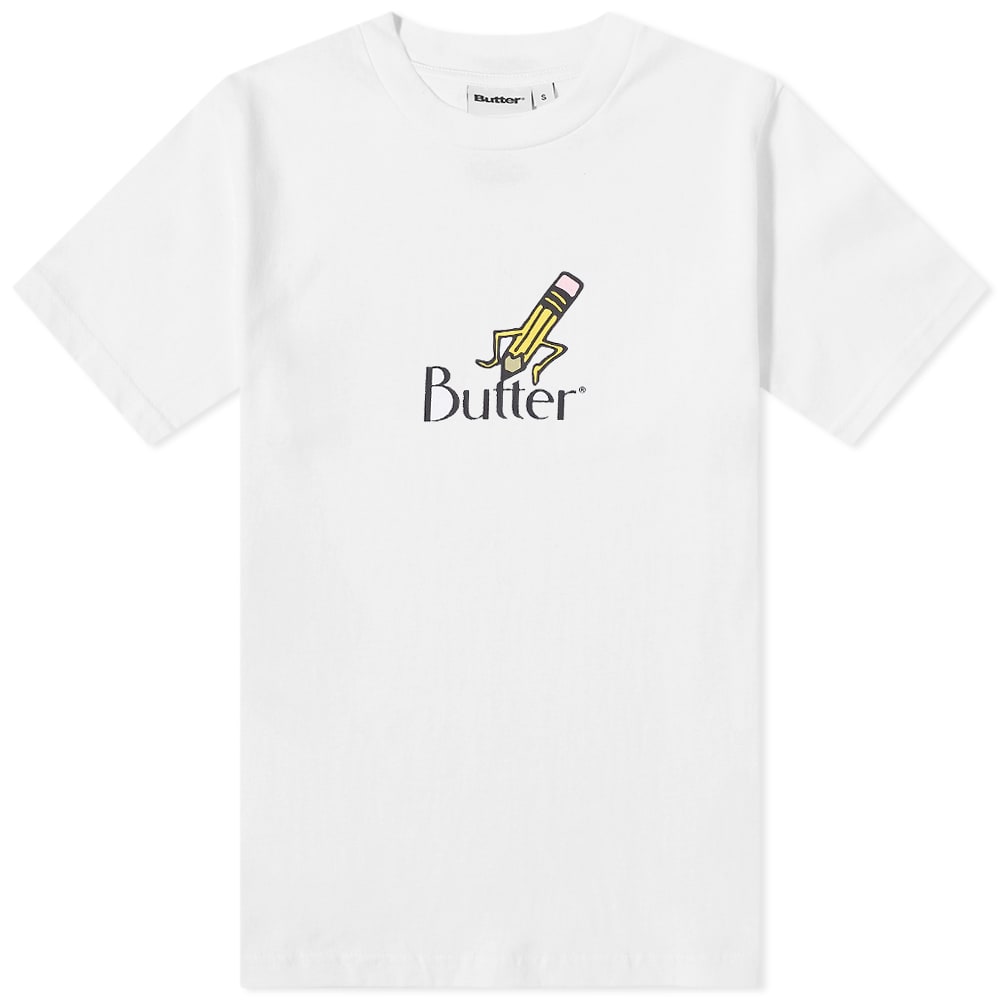 【BUTTER GOODS】 Tempo Logo Tee, White Butter Goods - Tempo Logo Tee (White) | HHV