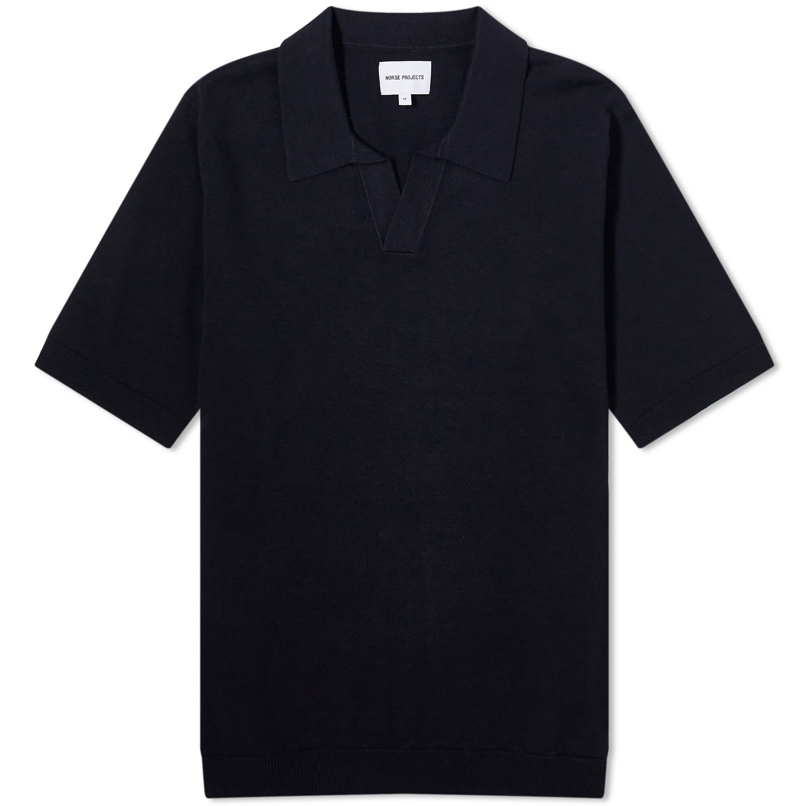 Norse Projects Leif Cotton Linen Polo Dark Navy | END. (US)