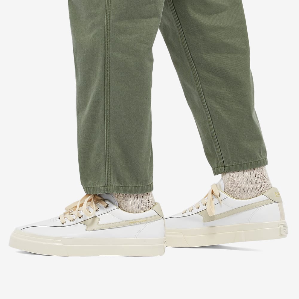 dellow leather white