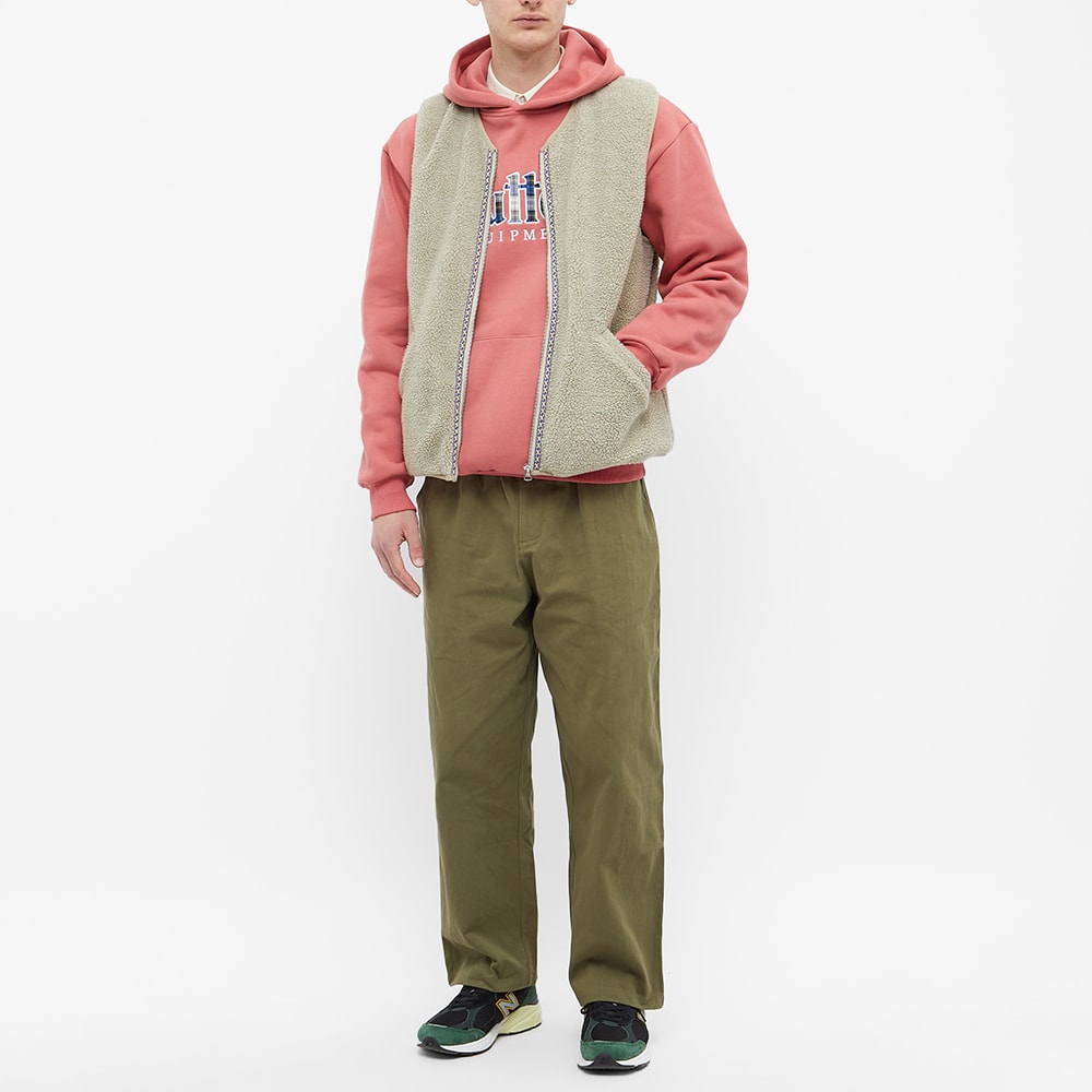 Butter Goods Plaid Applique Hoody Coral END. (Global)
