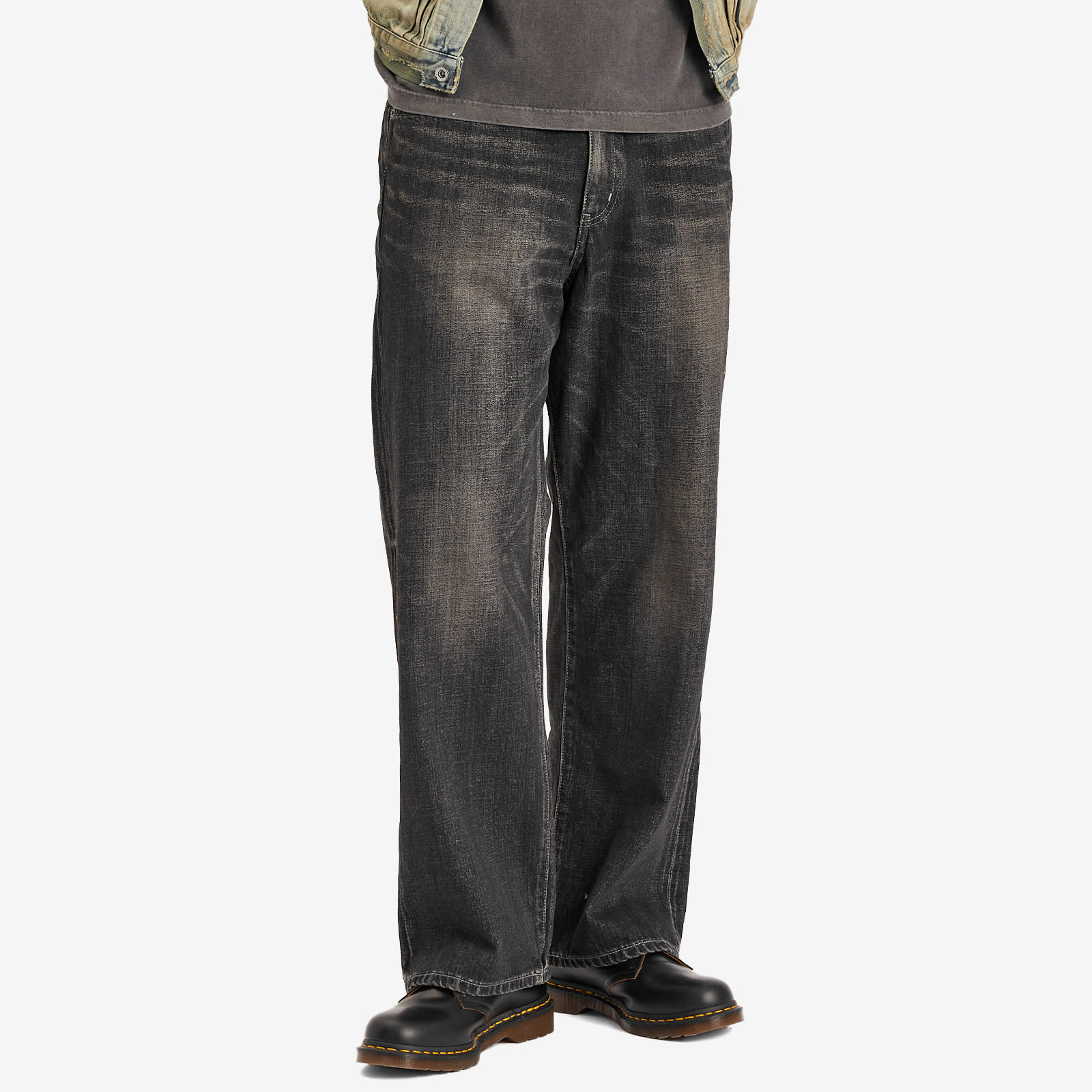 【Anyone more】Hidan Black Washing Denim Wide Pants NEIGHBORHOOD Washed Denim DP Basic Pants Indigo | HAVEN