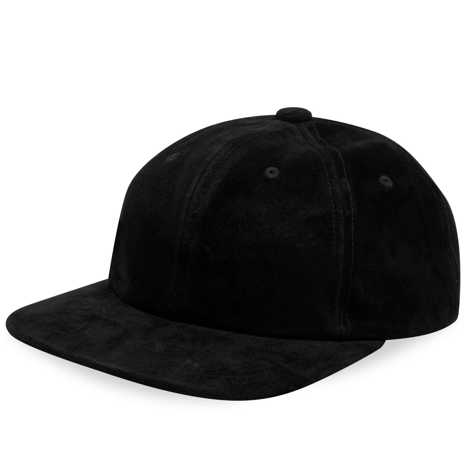 Beams Plus 6 Panel Suede Cap Black END. (GB)