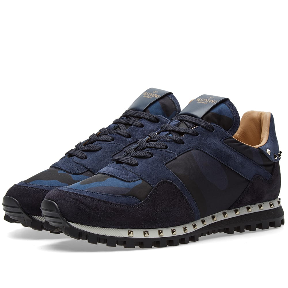 valentino stud sole rockrunner sneaker