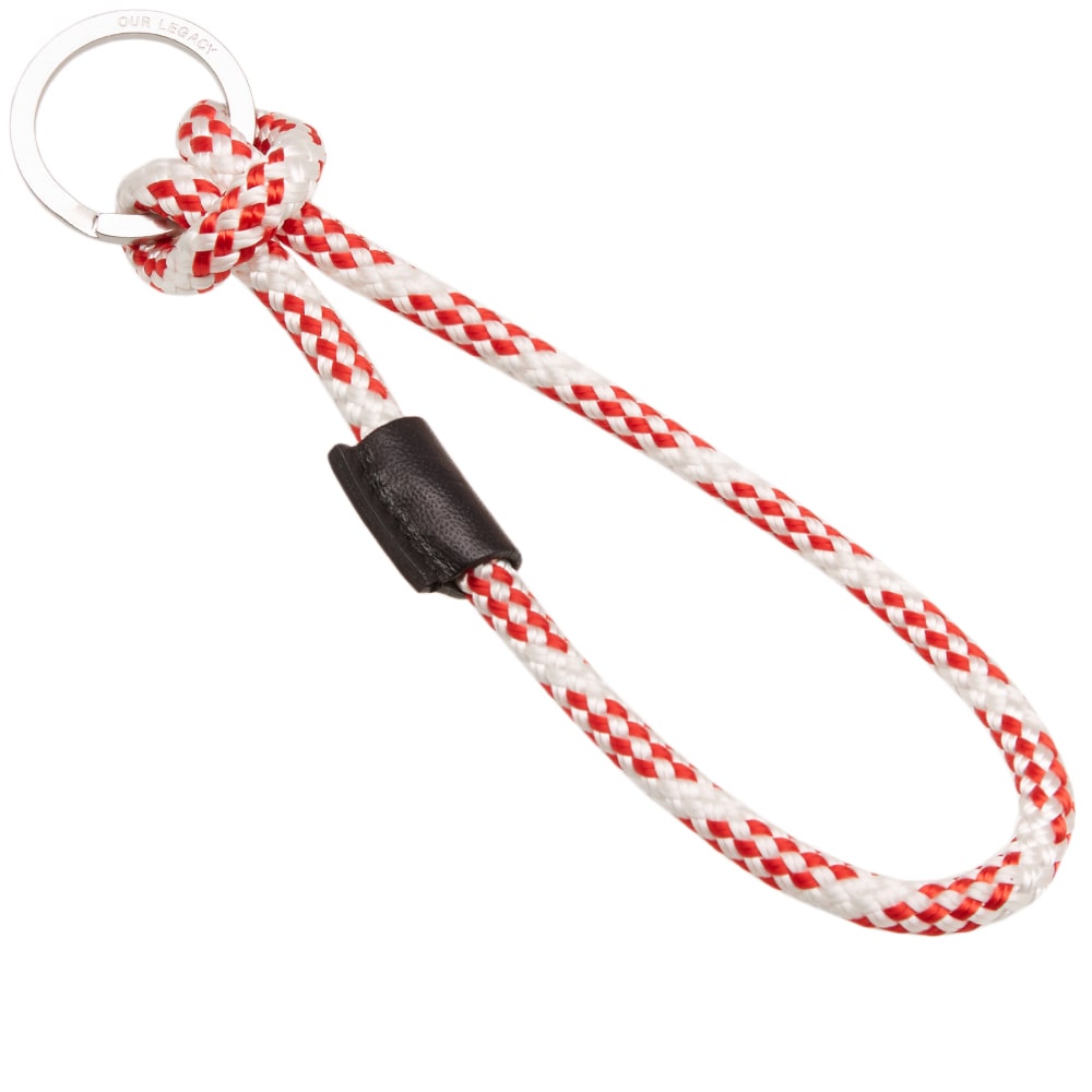 Our Legacy Rope Key Holder Red & White END.