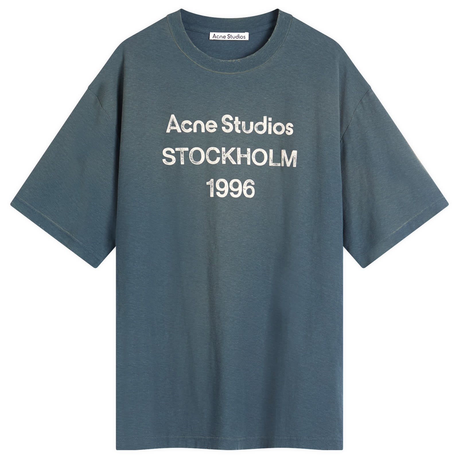 Acne Studios 1996 Exford Short Sleeve T-Shirt Deep Blue
