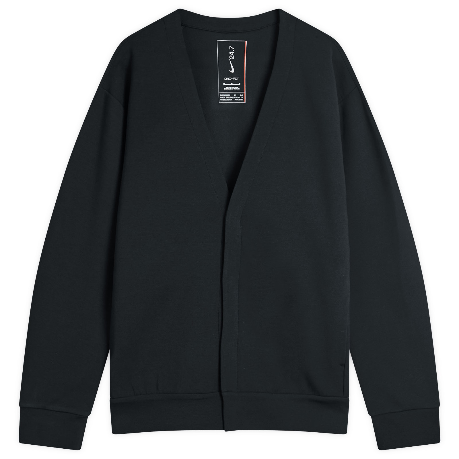 カーディガン Nike Dri-Fit 24/7 Cardigan Nike Dri-Fit 24/7 Cardigan Black & Smoke Grey | END. (AR)