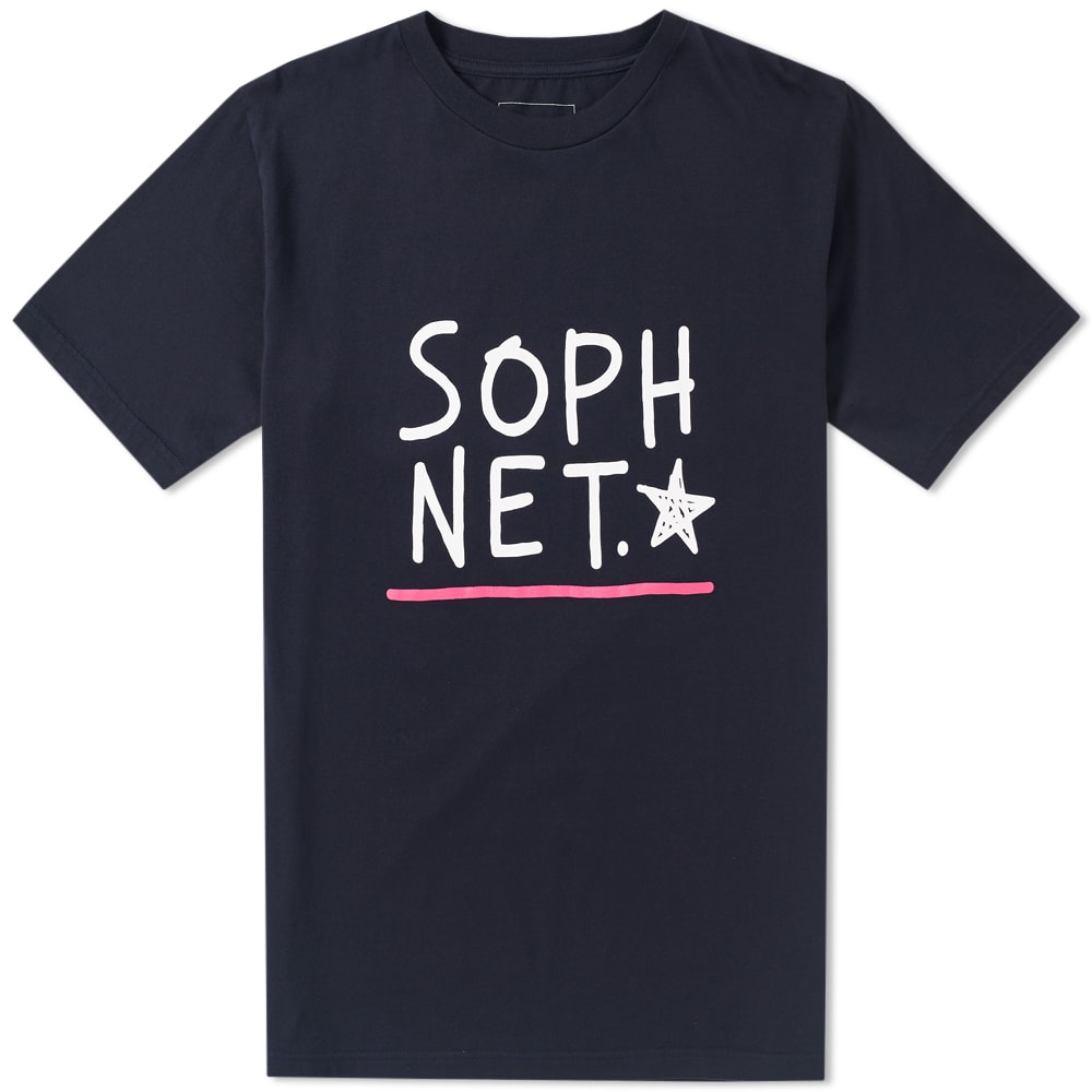 The Colour Bar Tee by SOPHNET. sees its Japanese made cotton construction decorated with a contrasting and playful logo printed to its chest. This wearable piece will slot seamlessly into your wardrobe rotation and is finished neatly with a woven logo tab to the back and a ribbed knit to its crew neckline.

100% Cotton
Printed Logo to the Chest
Woven Logo Tab to the Back
Made in Japan