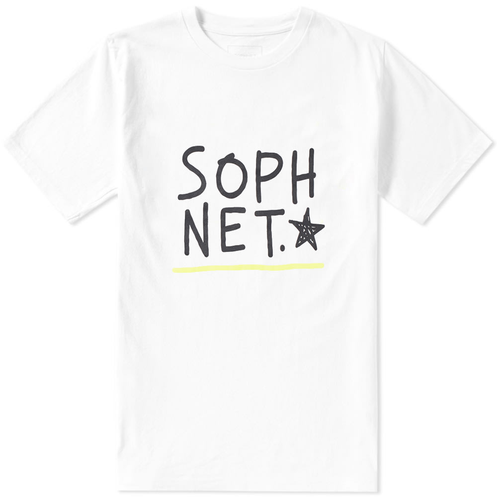The Colour Bar Tee by SOPHNET. sees its Japanese made cotton construction decorated with a contrasting and playful logo printed to its chest. This wearable piece will slot seamlessly into your wardrobe rotation and is finished neatly with a woven logo tab to the back and a ribbed knit to its crew neckline.

100% Cotton
Printed Logo to the Chest
Woven Logo Tab to the Back
Made in Japan