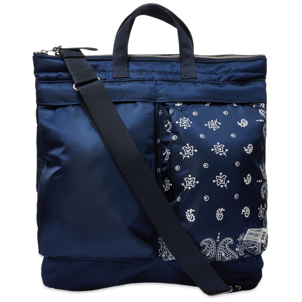 バッグ END. x PORTER YOSHIDA & CO HELMET BAG END. x Porter-Yoshida & Co 2-Way Helmet Bag (Black) | END