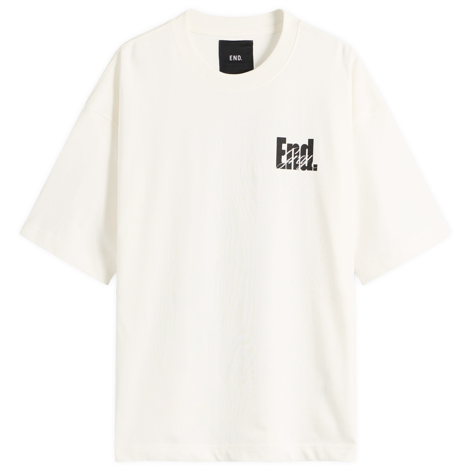 END. Newcastle T-Shirt in Ecru, Size X-Small