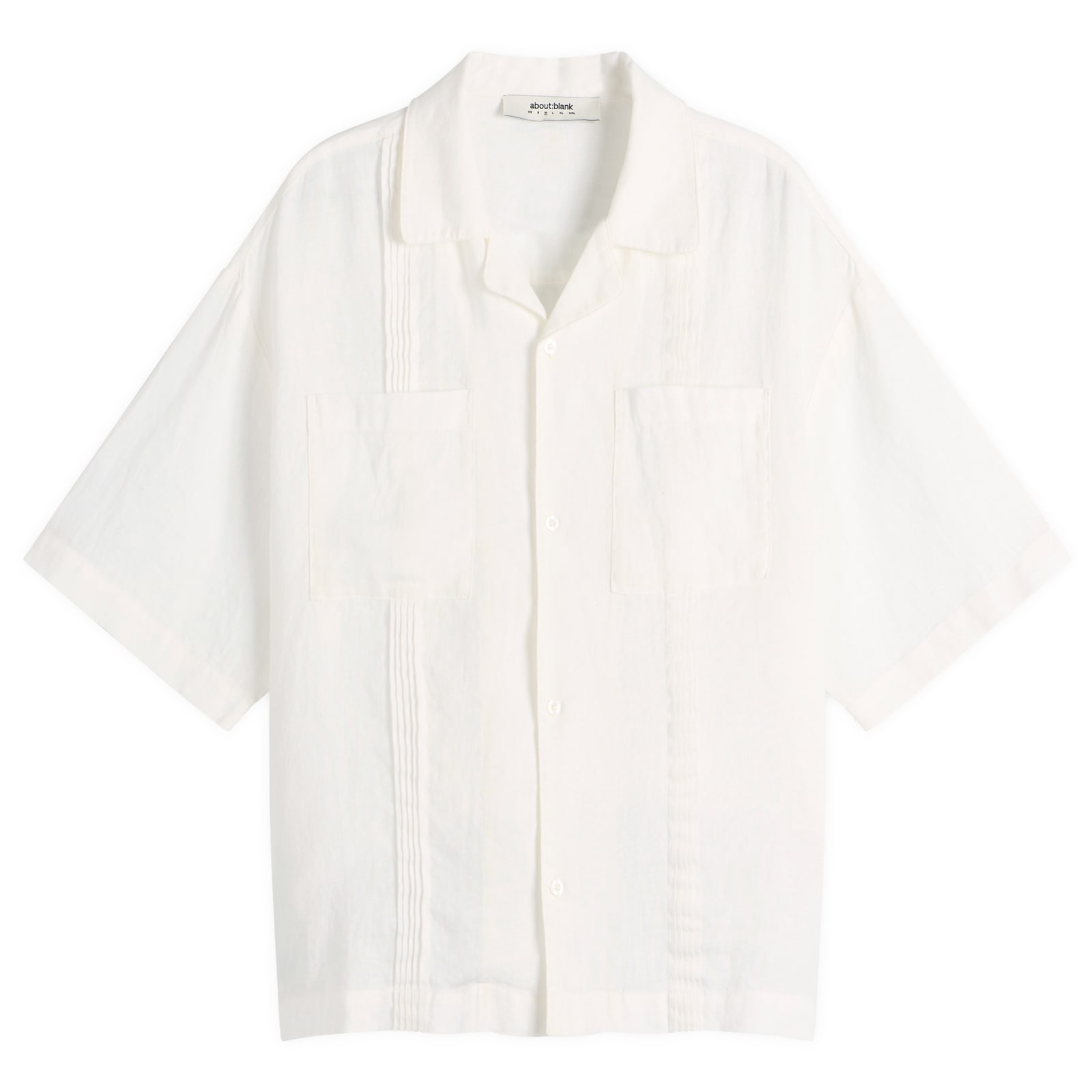 about:blank Men’s Guayabera Vacation Shirt Oat