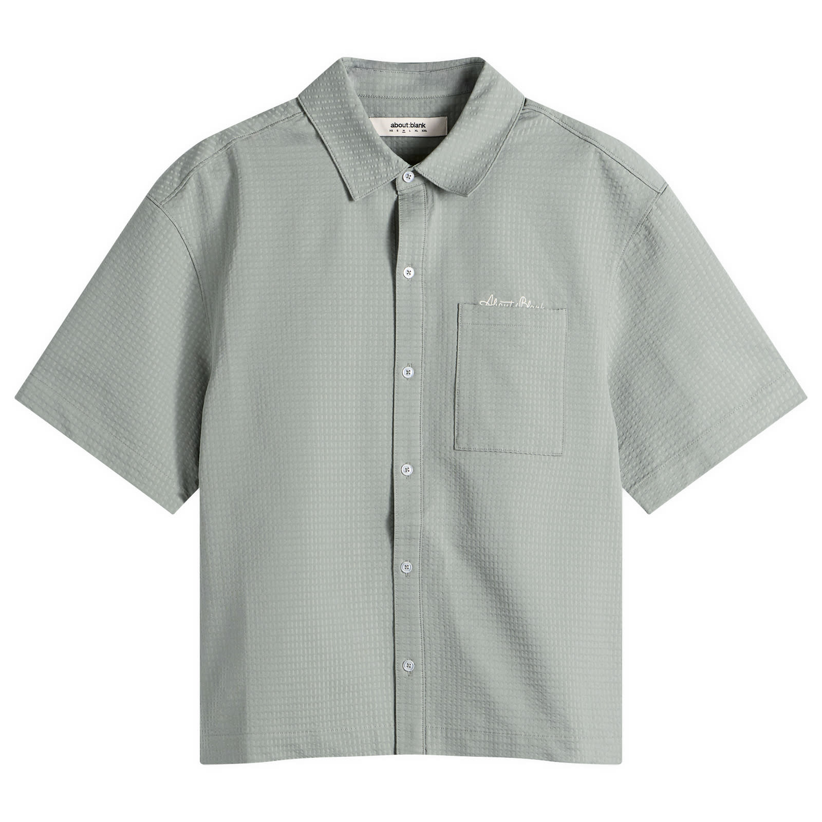 about:blank Men’s Textured Shirt Sage