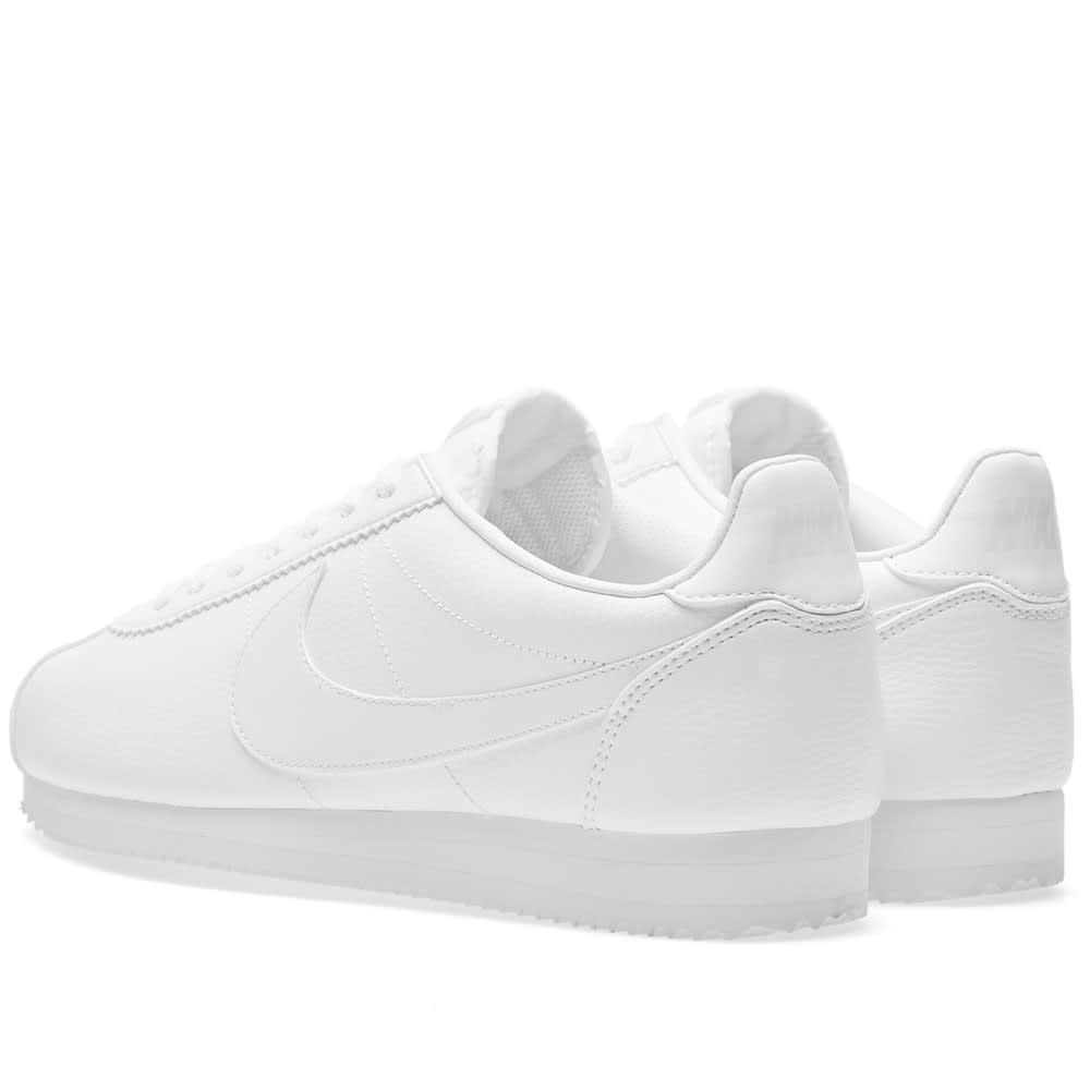 nike classic cortez mens white