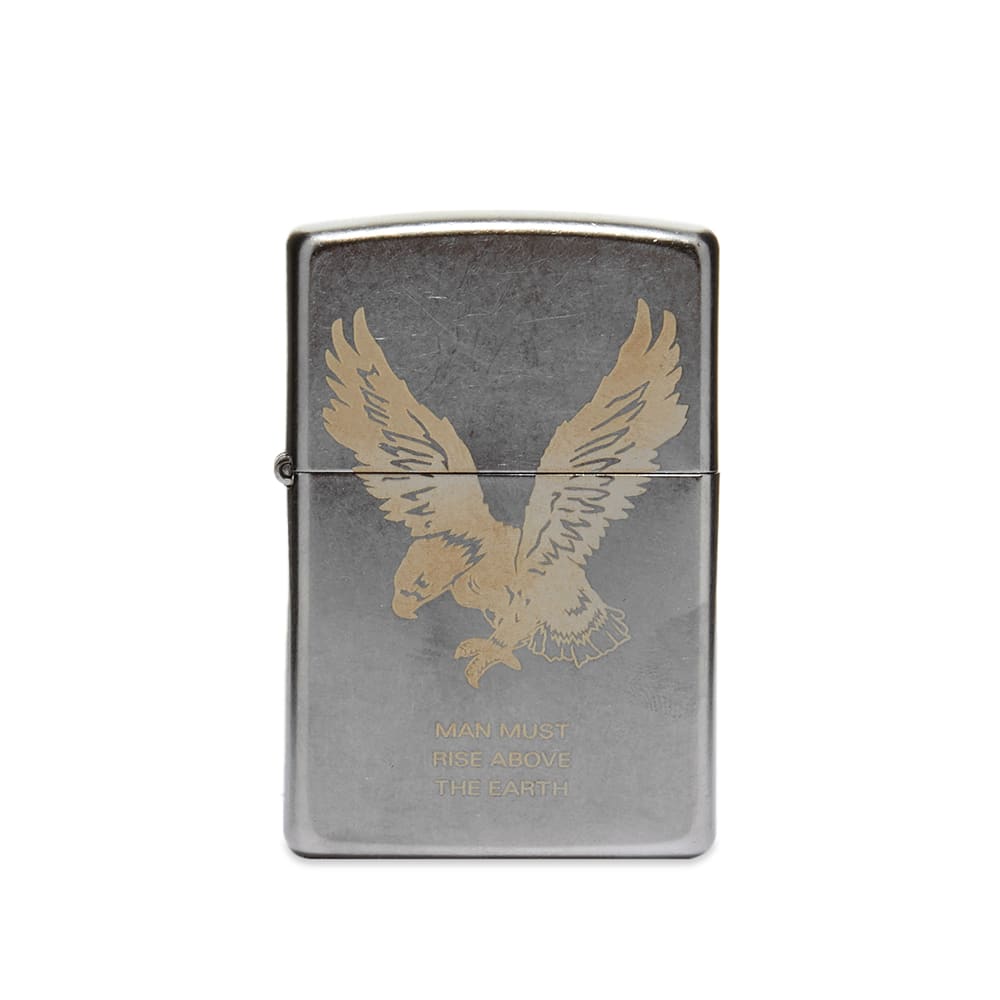 Maharishi Zippo Engraved Lighter Silver END.