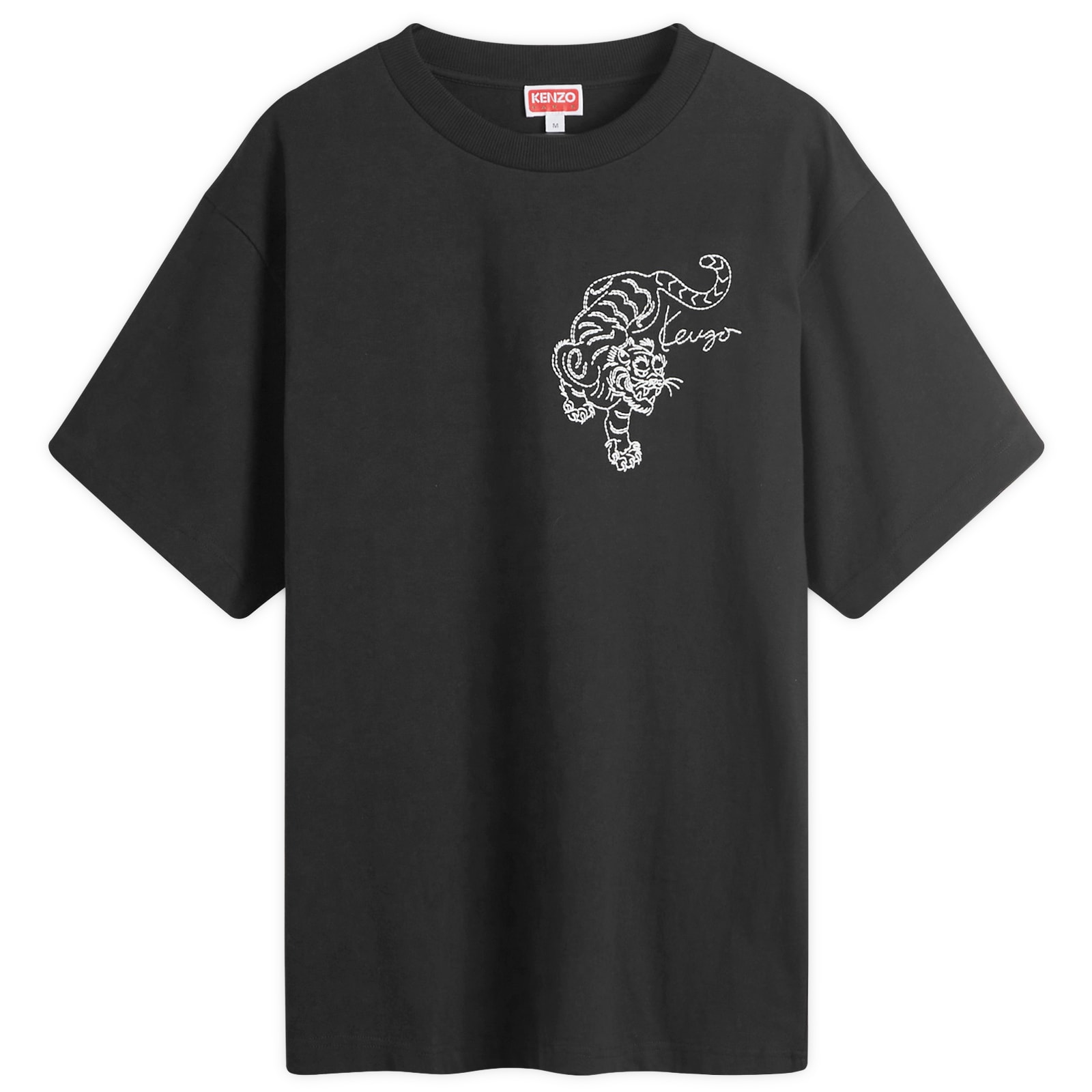 [送料無料 関税込] Kenzo Gots Star Tiger Over T-shirt Tシャツ KENZO 'KENZO Star Tiger' embroidered oversized T-shirt
