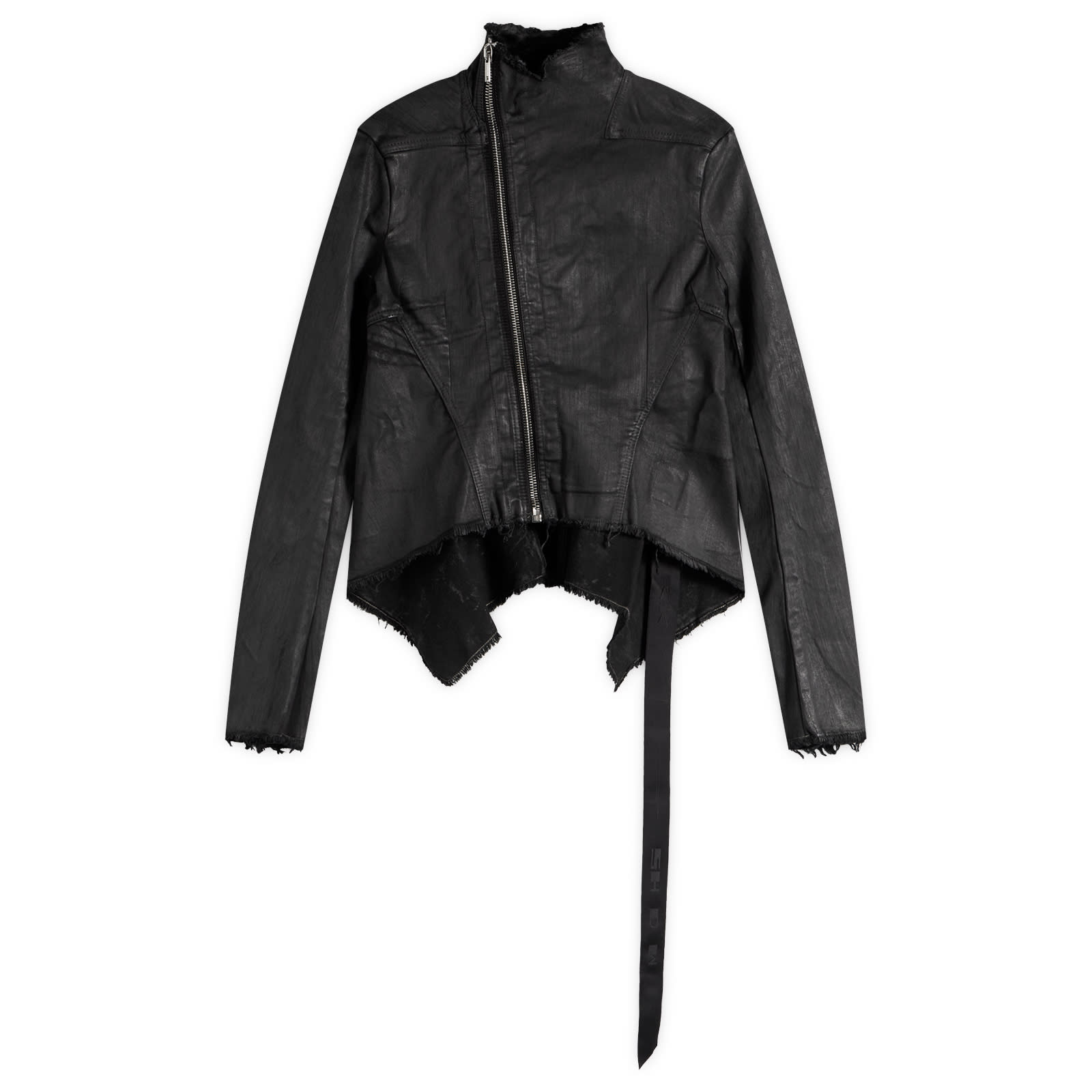 Rick Owens DRKSHDW Women's Naska Gary Jacket in Black Wax, Size X-Small 