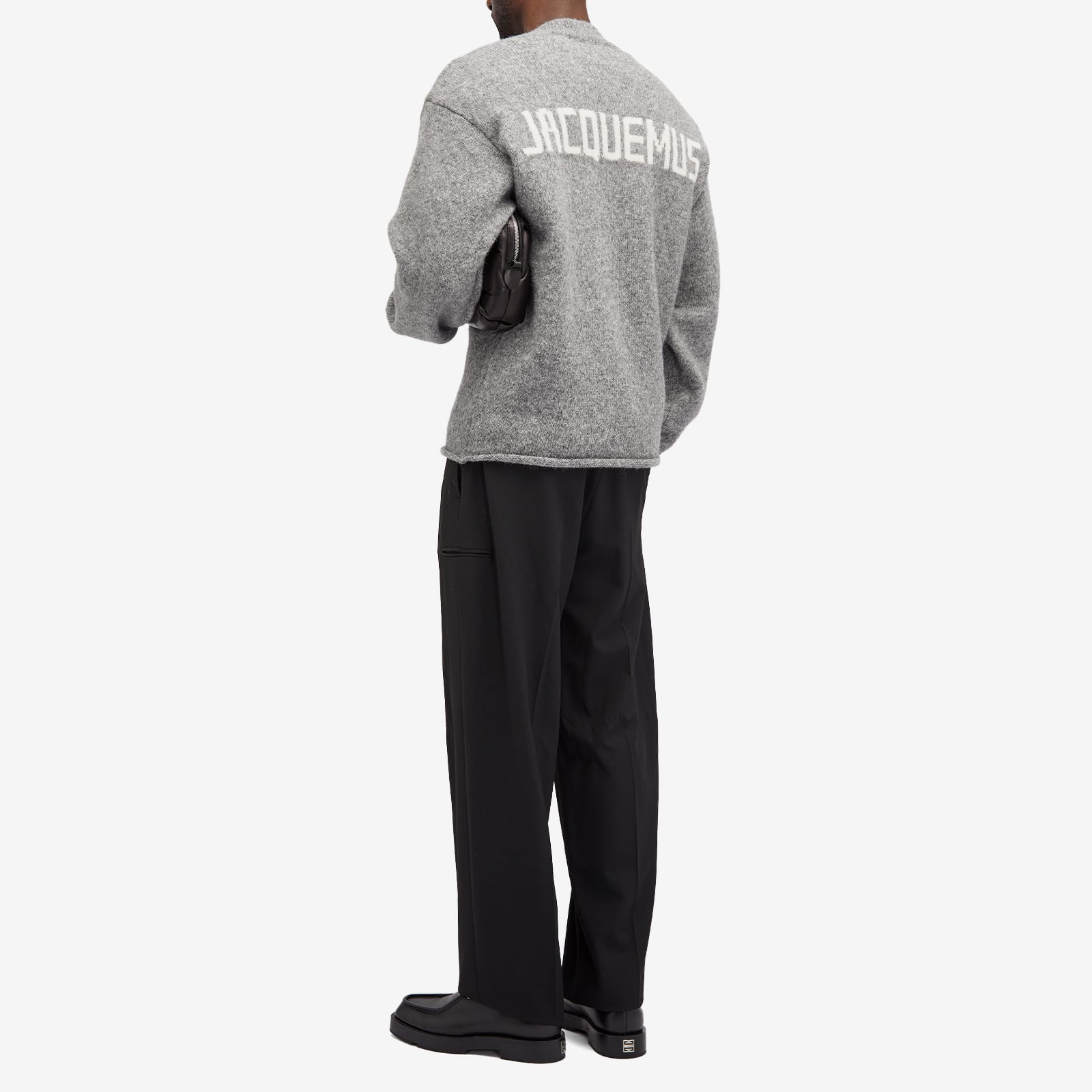 kt　JACQUEMUS オフショルダーニット Jacquemus La Maille Pau Asymmetric Cardigan | Black | FARFETCH UK