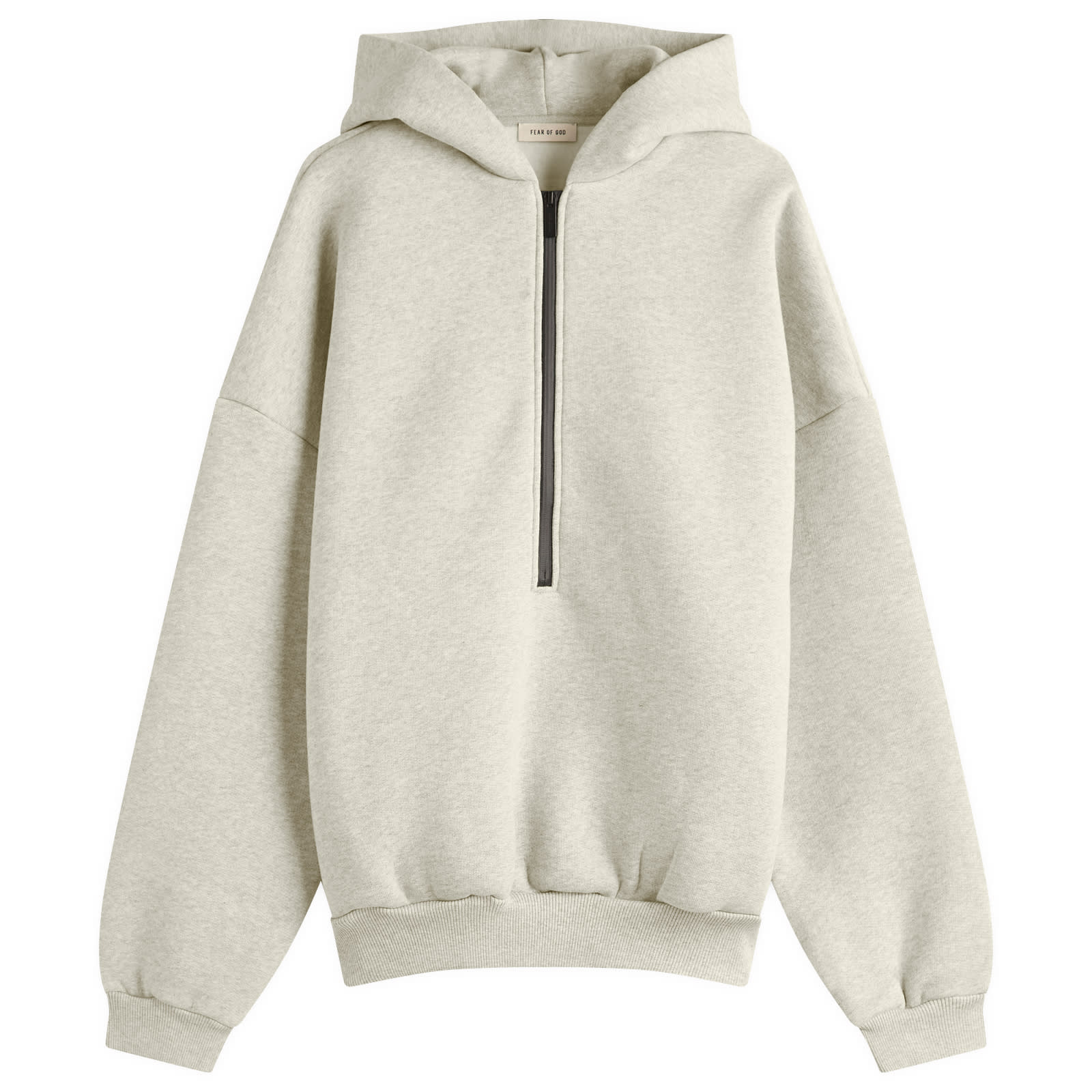 Fear of God Athletic Halfzip Hoodie Melange Grey | END. (TW)