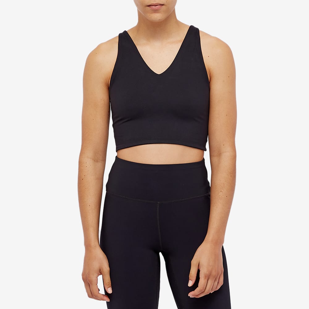 Joah Brown VNeck Tank Crop Top Onyx END. (JP)