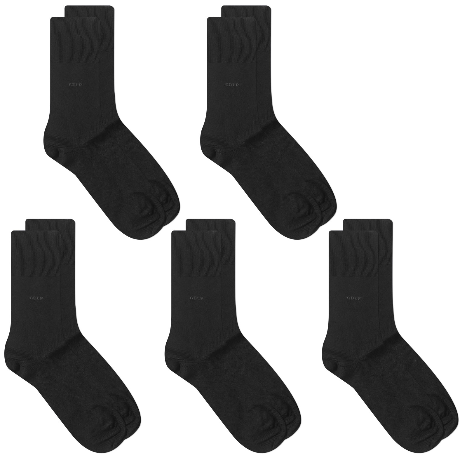 CDLP Bamboo Socks 5 Pack Charcoal END. (US)