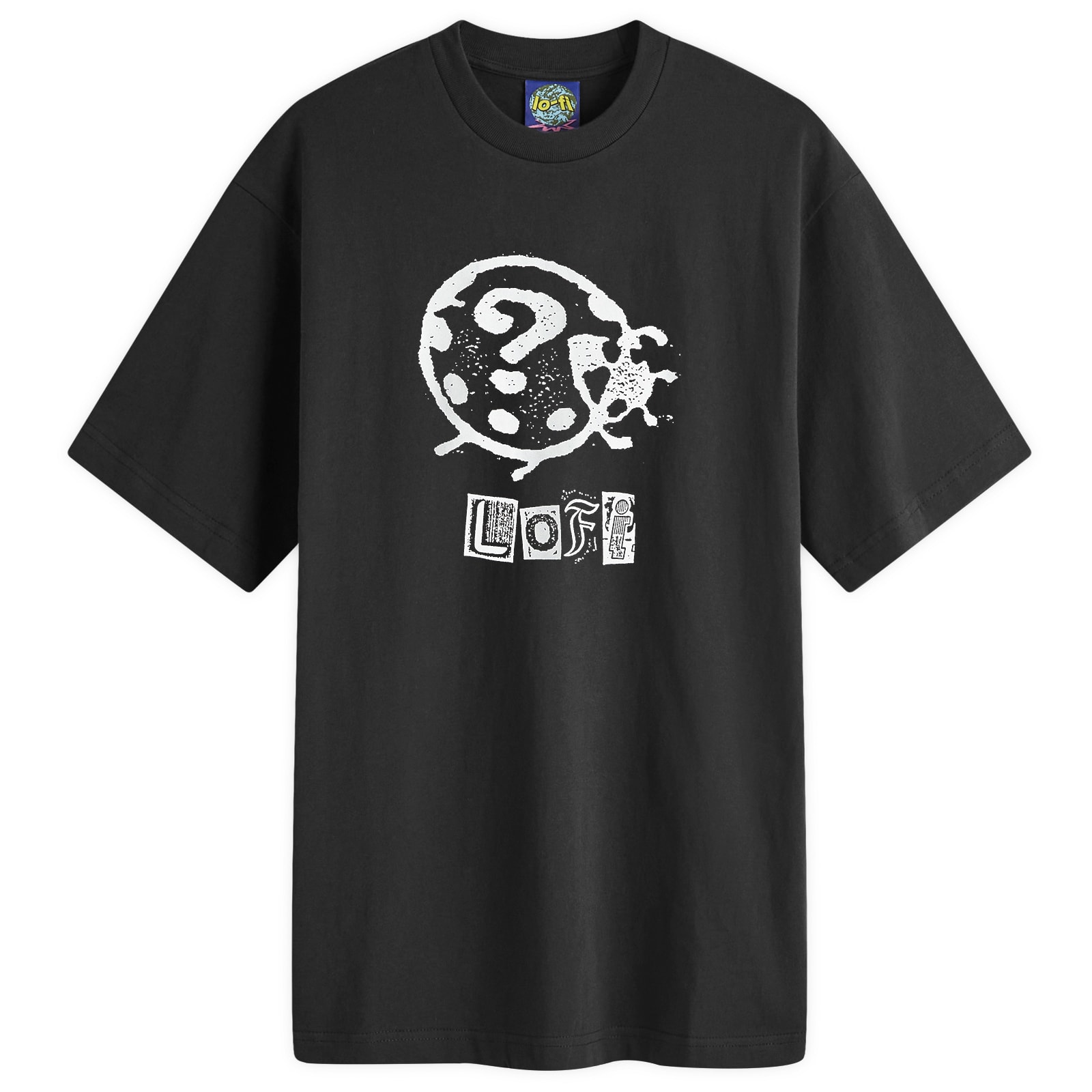 【LO-FI】DIS-ORIENTATION TEE [BLACK] Glass Half Full of Despair | Triblend T-Shirt - Heather