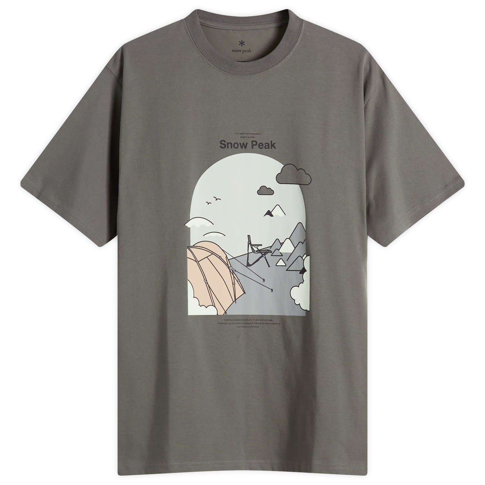 snow peak×Sung nakjin Camping Gear Tシャツ 4colors snow peak×Sung nakjin Camping Gear Tシャツ 4colors snow peak