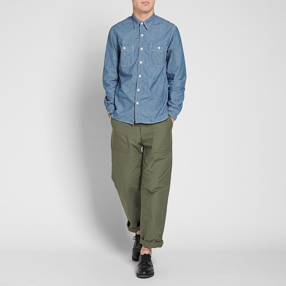 Engineered Garments Fatigue Pant Olive Cotton Double Cloth | END. (ES)