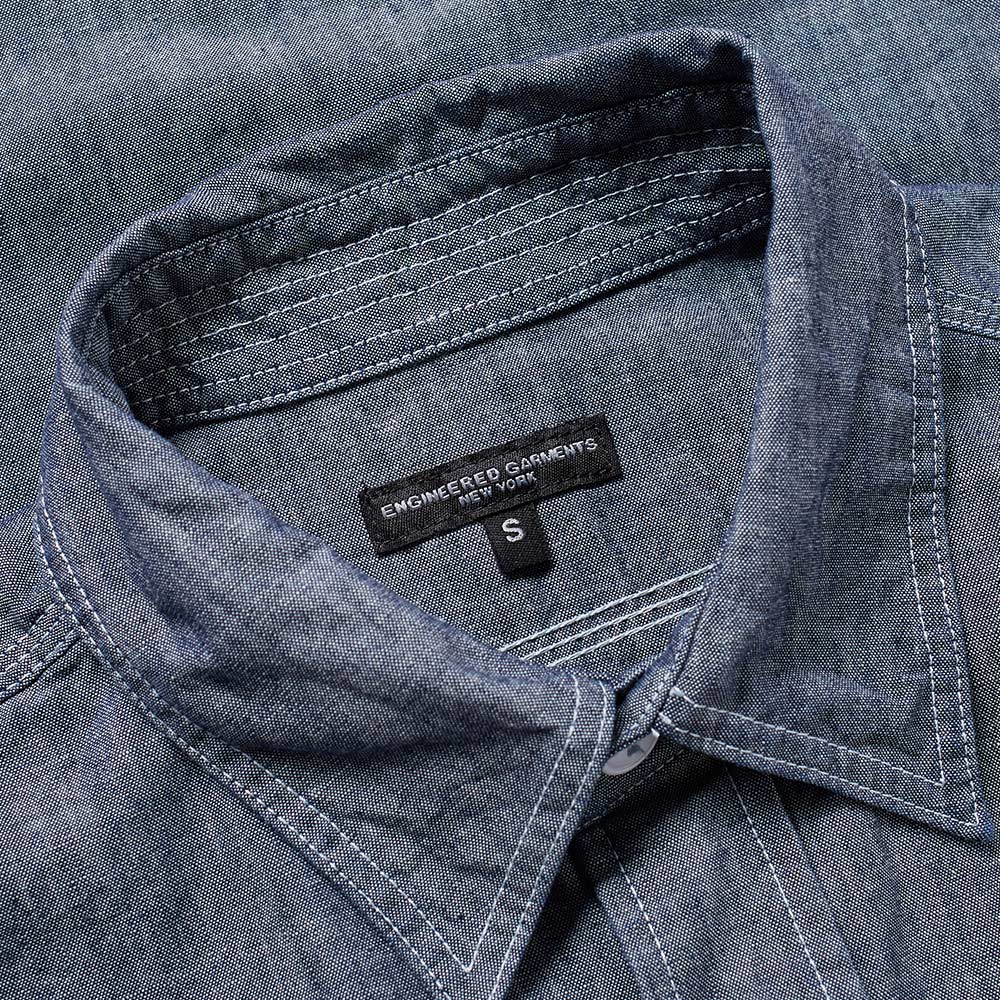 Engineered Garments Work Shirt Blue Cone Chambray | END. (US)