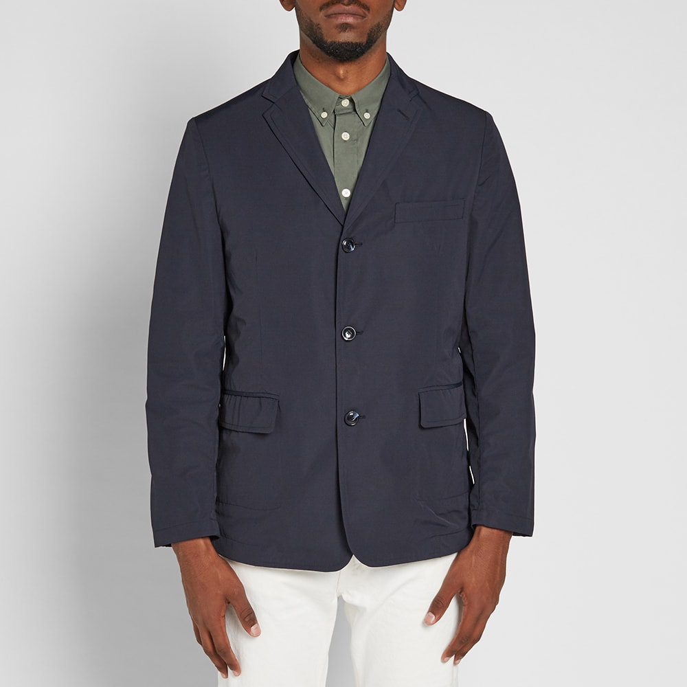Très Bien Three Button Jacket Navy END.