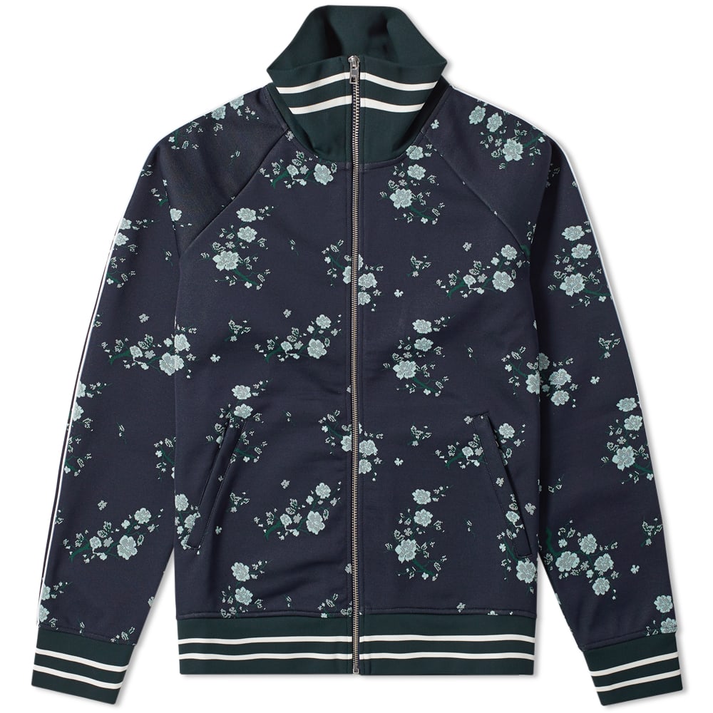 Kenzo Floral Taped Track Top Navy END. AR