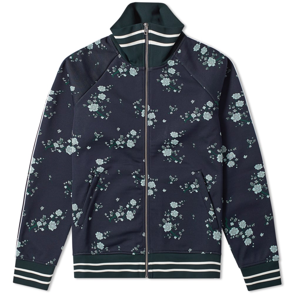 Kenzo Floral Taped Track Top Navy | END. (US)