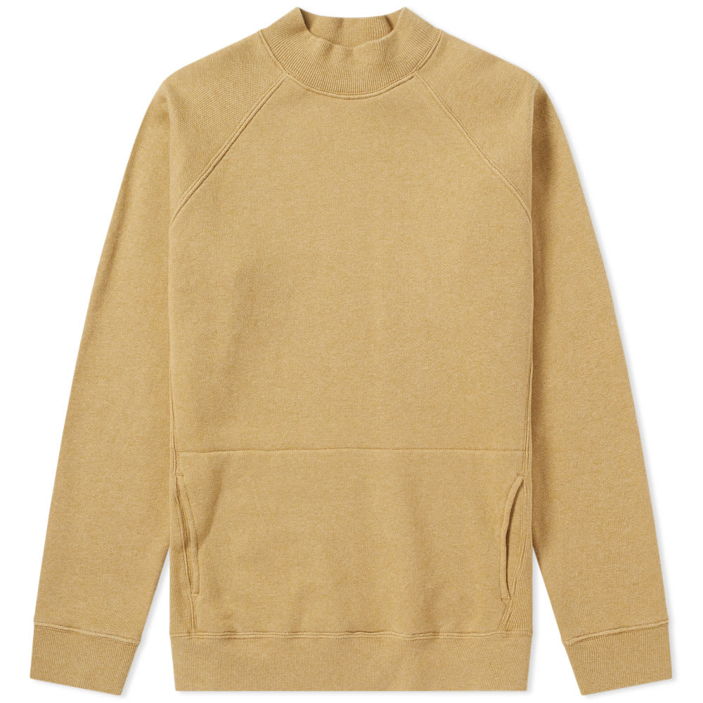 YMC Touche Mock Neck Sweat Sand | END. (US)