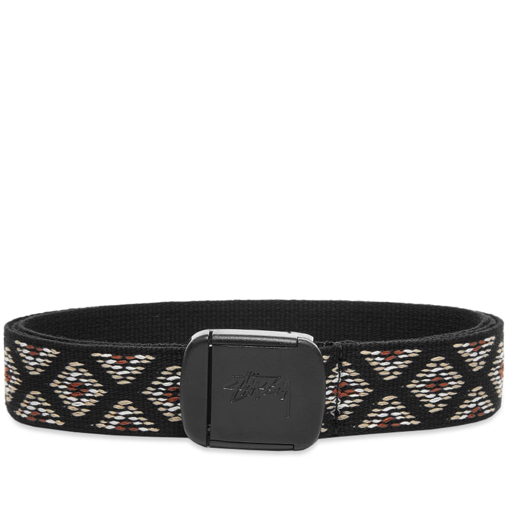 Stussy Woven Travel Belt Black | END. (JP)