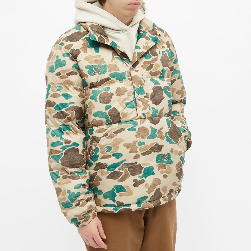 north face camo down jacket