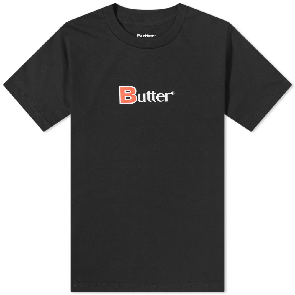 Butter Goods バターグッズ Bold Classic Logo Tシャツ Butter Goods BOLD CLASSIC LOGO TEE Black | BSTN Store