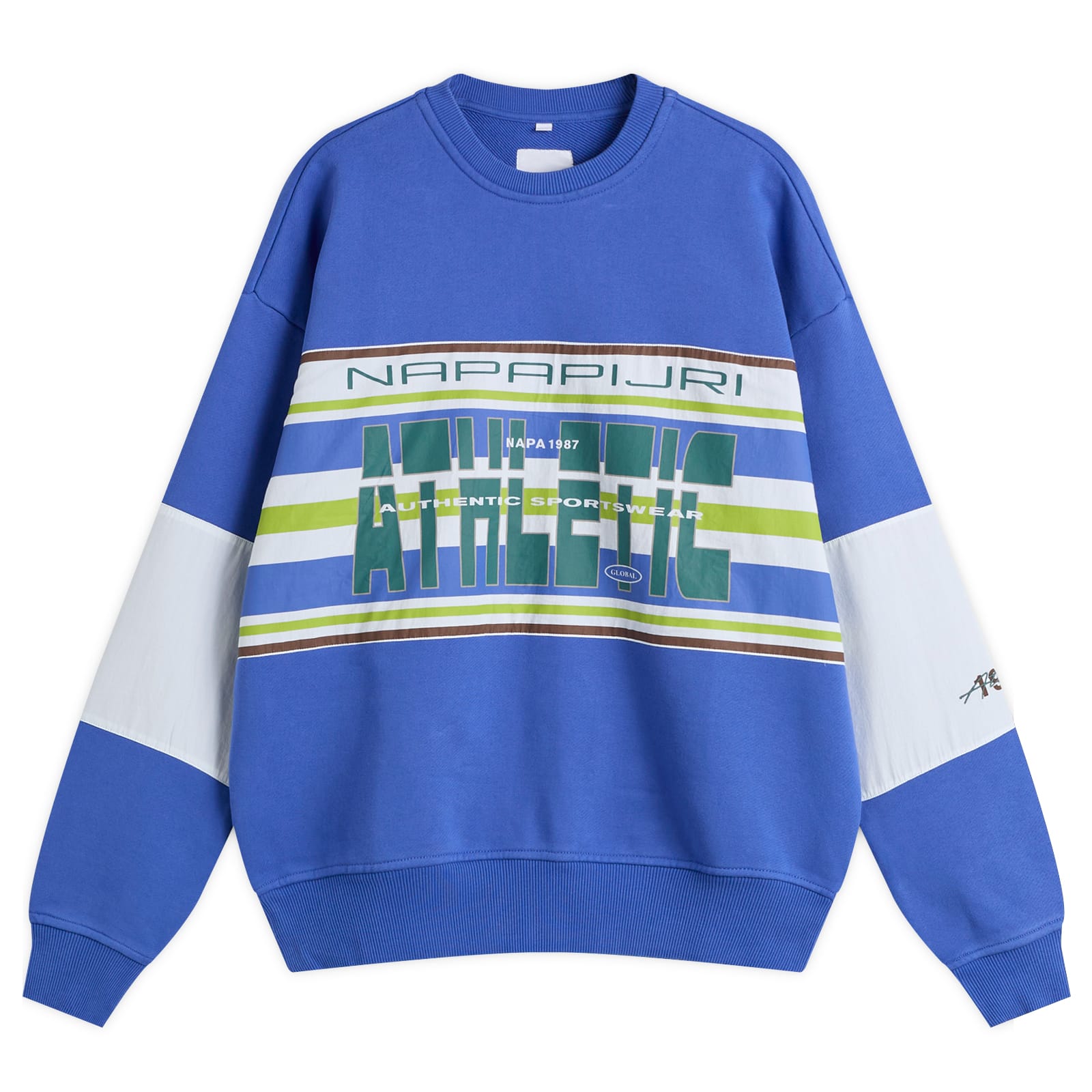 Napapijri Men’s x Martine Rose Sweatshirt Blue Dazzling