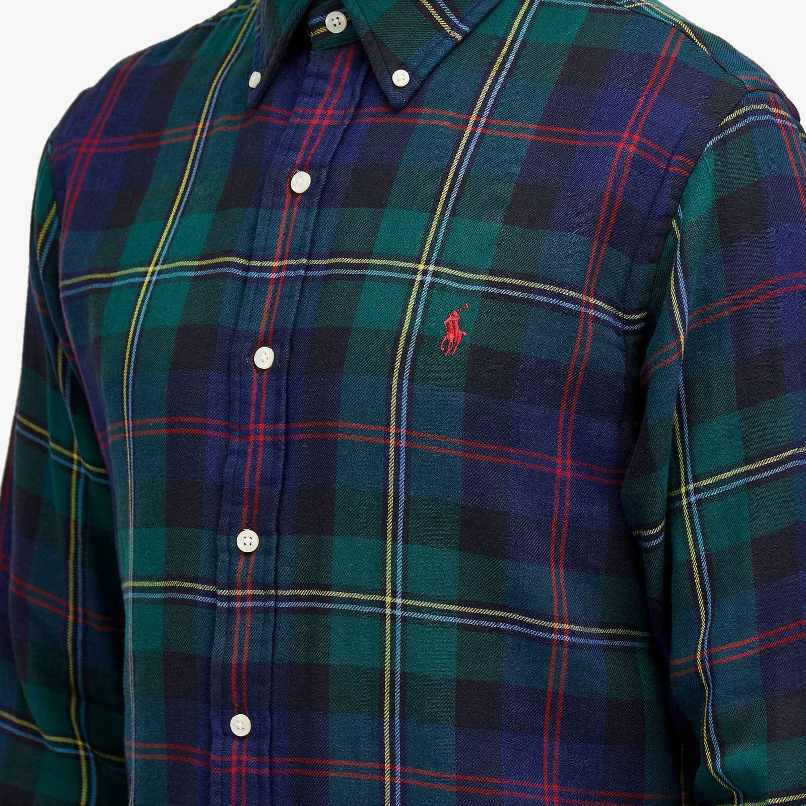 Polo Ralph Lauren Men's Double Face Tartan Button Down Shirt