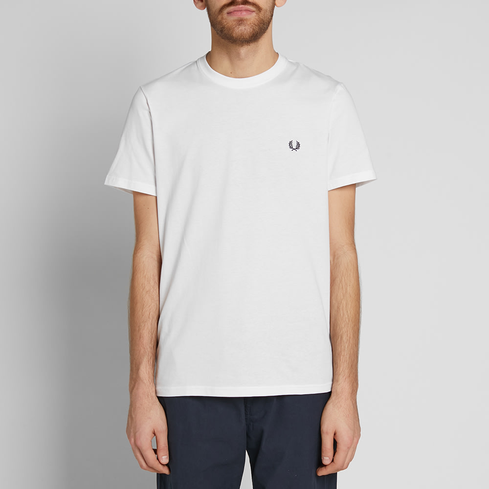 Fred Perry New Classic Crew Neck Tee White | END. (US)