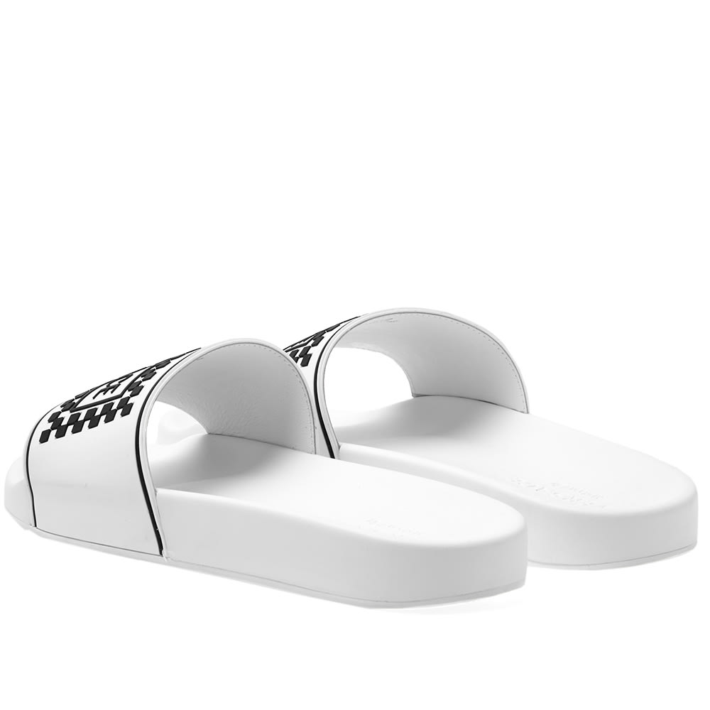 Versace Logo Pool Slide White & Black END. (Europe)