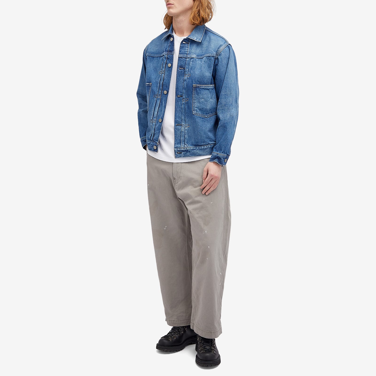 Ordinary Fits Men's Bell Pants Grey | OF-P180-GRY | FOOTY.COM