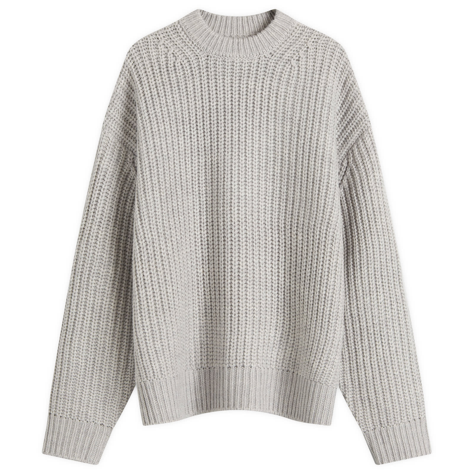 MKI Chunky Rib Knit Crewneck Grey | END. (GB)
