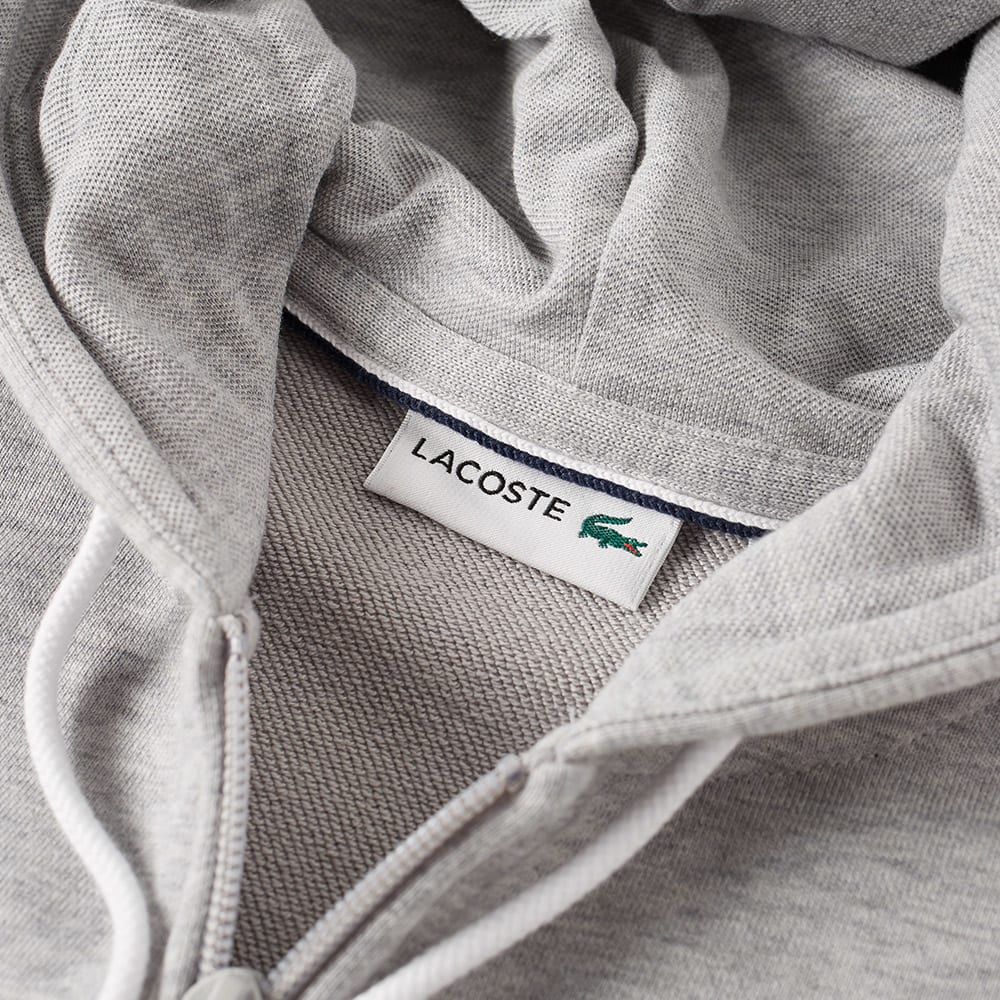 Lacoste Full Zip Hoody Silver Chine | END. (UK)