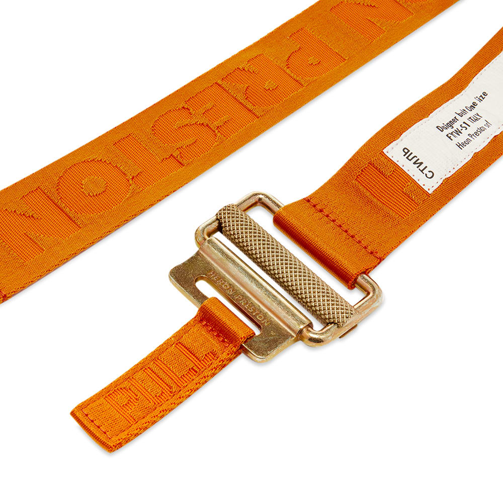 Heron Preston Classic Buckle Tape Belt Orange END. (UK)
