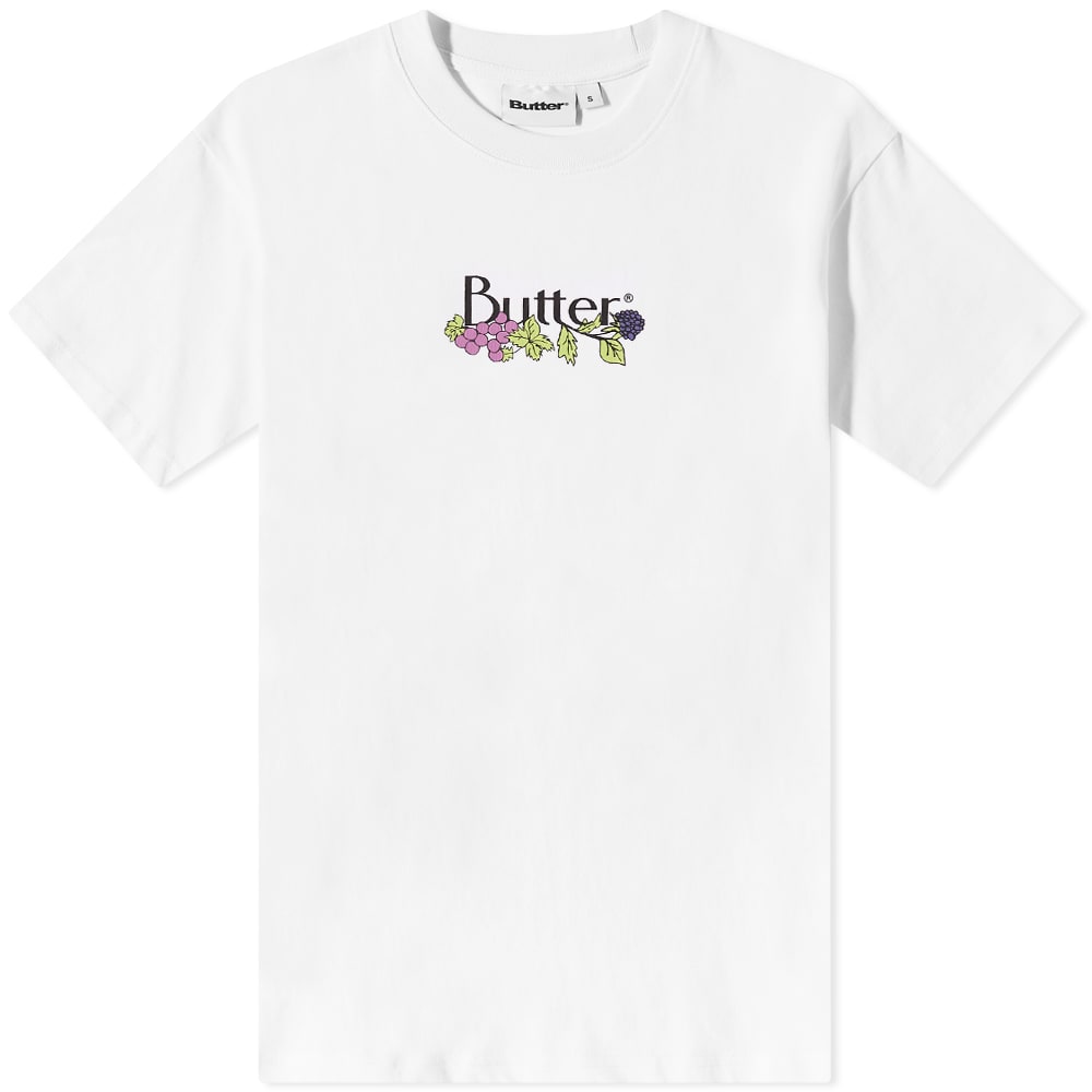 Butter Goods Vine Classic Logo TShirt White END.