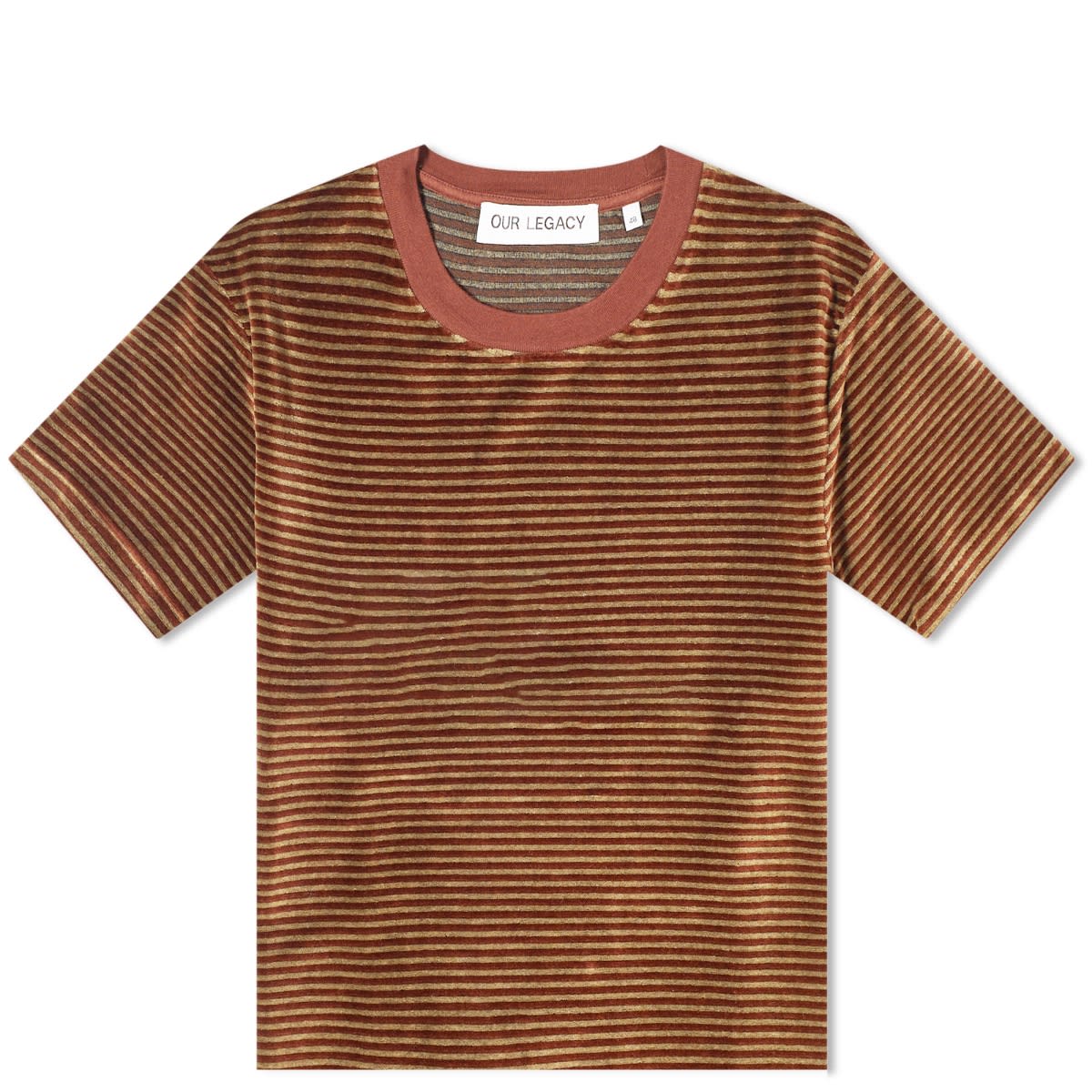 Our Legacy Hover T-Shirt Scoobie Stripe Velour | END. (IT)