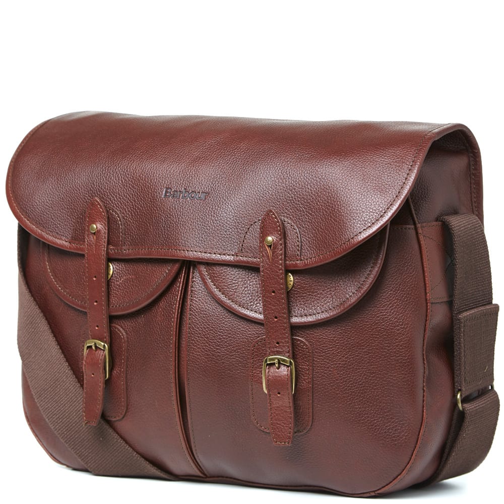 barbour leather tarras bag