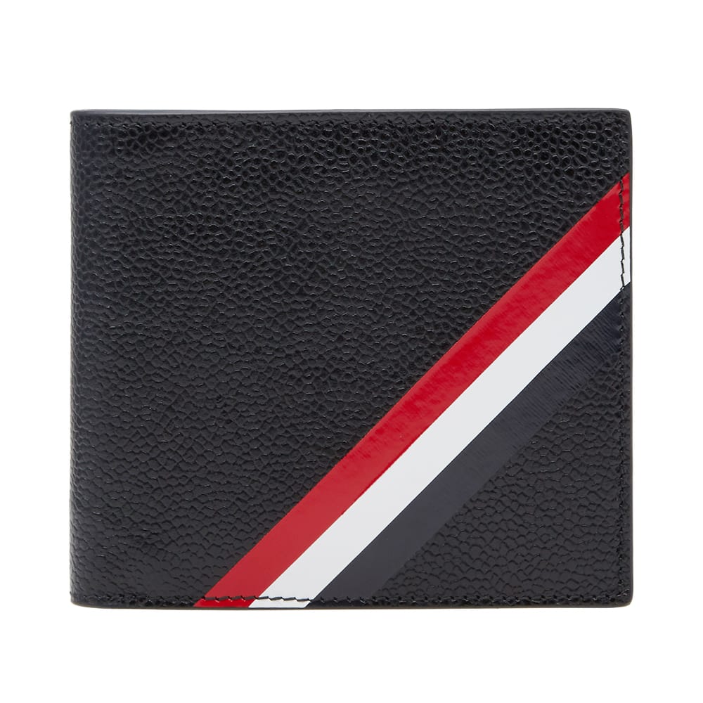 Thom Browne Diagonal Stripe Card Billfold Wallet